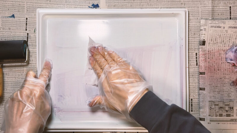 版画のらくらく後片付け