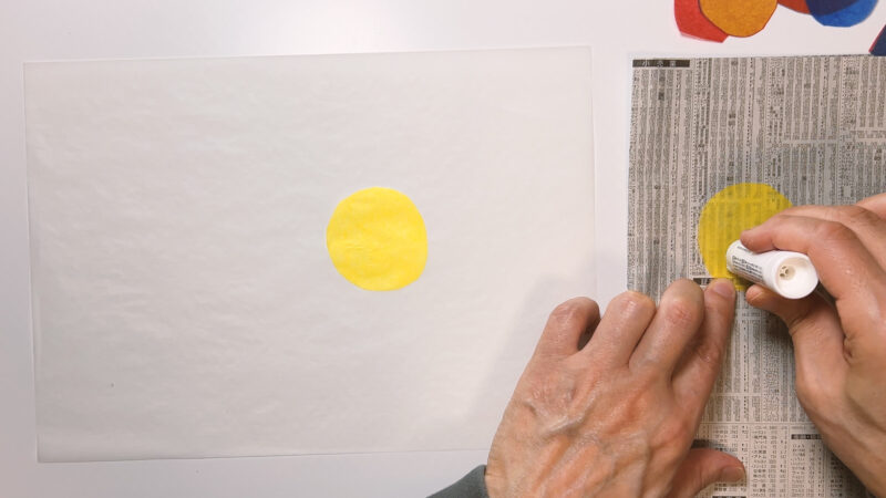 光を通す絵