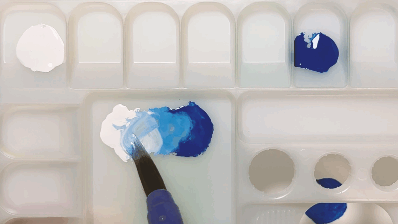 明度・色相・彩度　3つの混色実践編