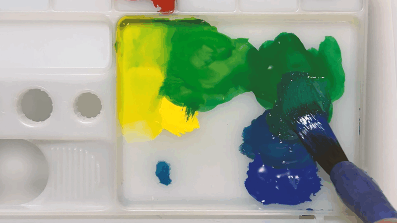 明度・色相・彩度　3つの混色実践編