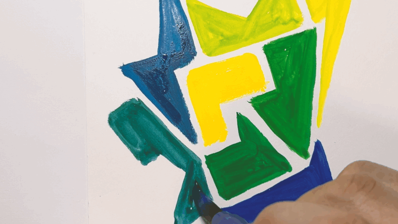 明度・色相・彩度　3つの混色実践編