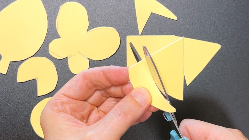 スニップアートスタンプでスタンプアート