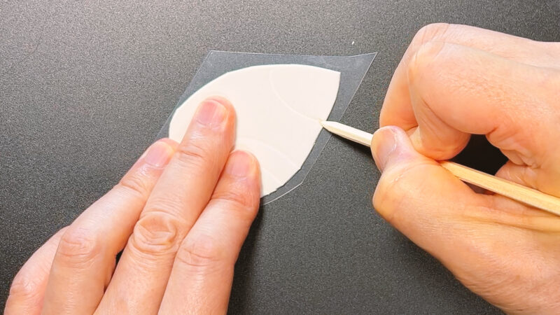 スニップアートスタンプでスタンプアート