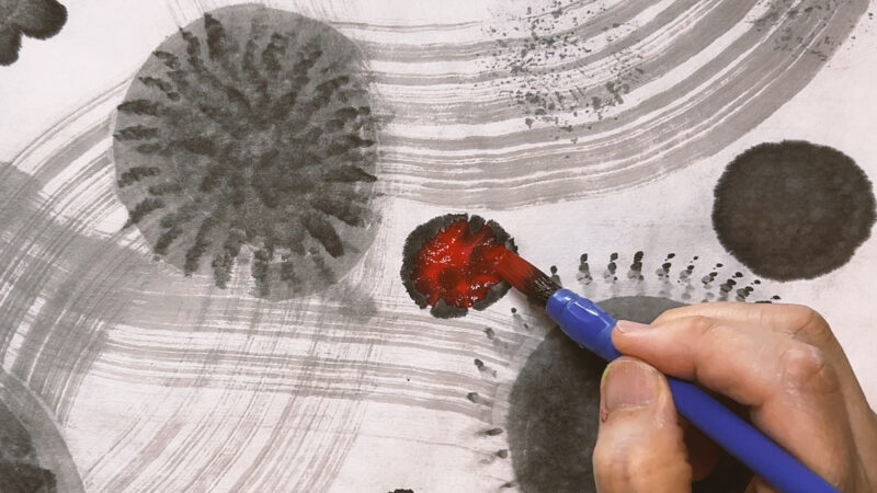光を通す絵